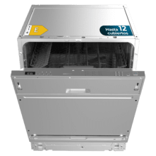 Bolero Aguazero 6102 Full-BI E Lavavajillas Bolero integrable de 60cm, 12 cubiertos y 7 programas con comienzo diferido.