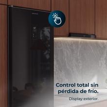 Bolero CoolMarket Combi 456 Black Glass E Frigorífico Combi Cristal Negro, MAX INSIDE con VIP tech, Cool Matrix, Cajón Variable 6 temperaturas con control de humedad, Total No Frost, Compresor Inverter Plus, Multi AirFlow, 456 L, 201x59,5cm Funciones Fast Cooling y Fast Freezing, Modo Smart, Green HUB XL, Display Exterior, Puertas Reversibles, Botellero, Bandejas Cristal y Clase E