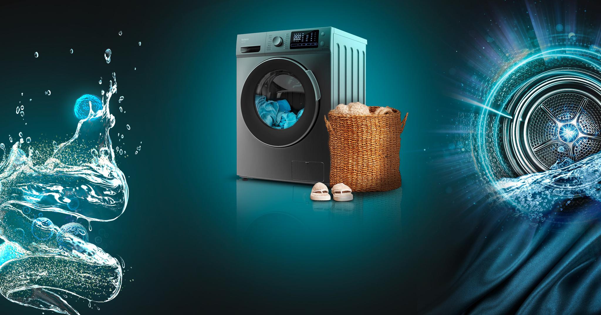 Cecotec presenta su nueva lavadora Bolero DressCode 10200 Inverter - Marrón  y Blanco