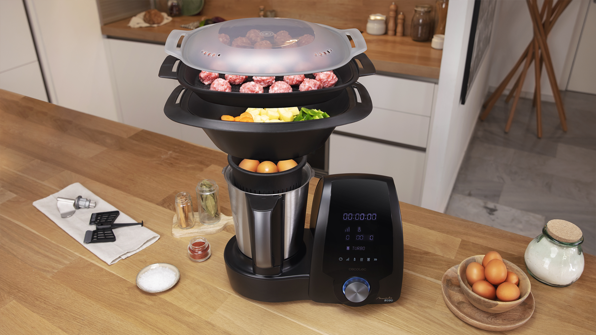 Probamos el robot de cocina low cost Mambo 8090 de Cecotec y