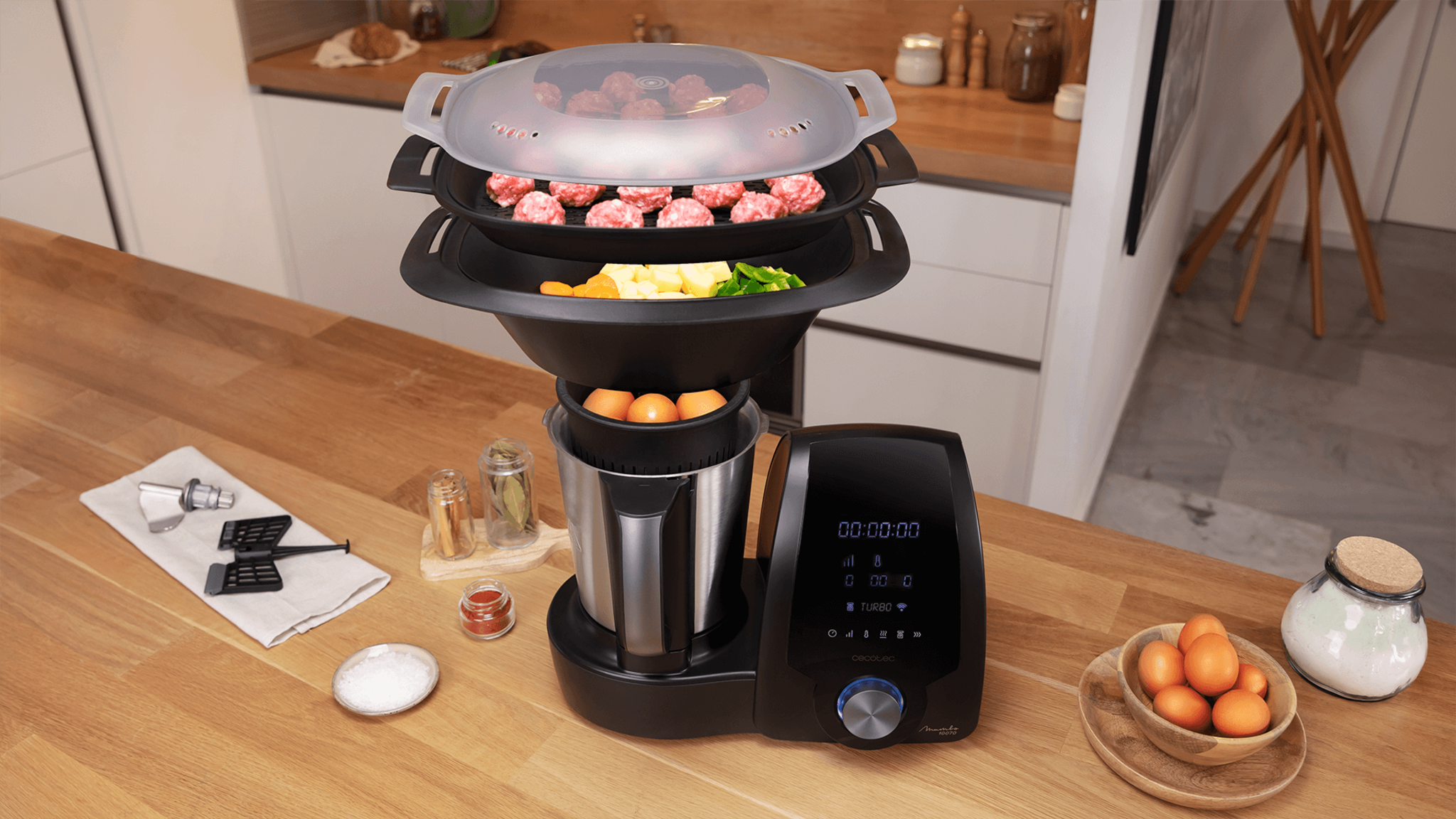 Mambo 10070 Robot de cocina con APP Cecotec