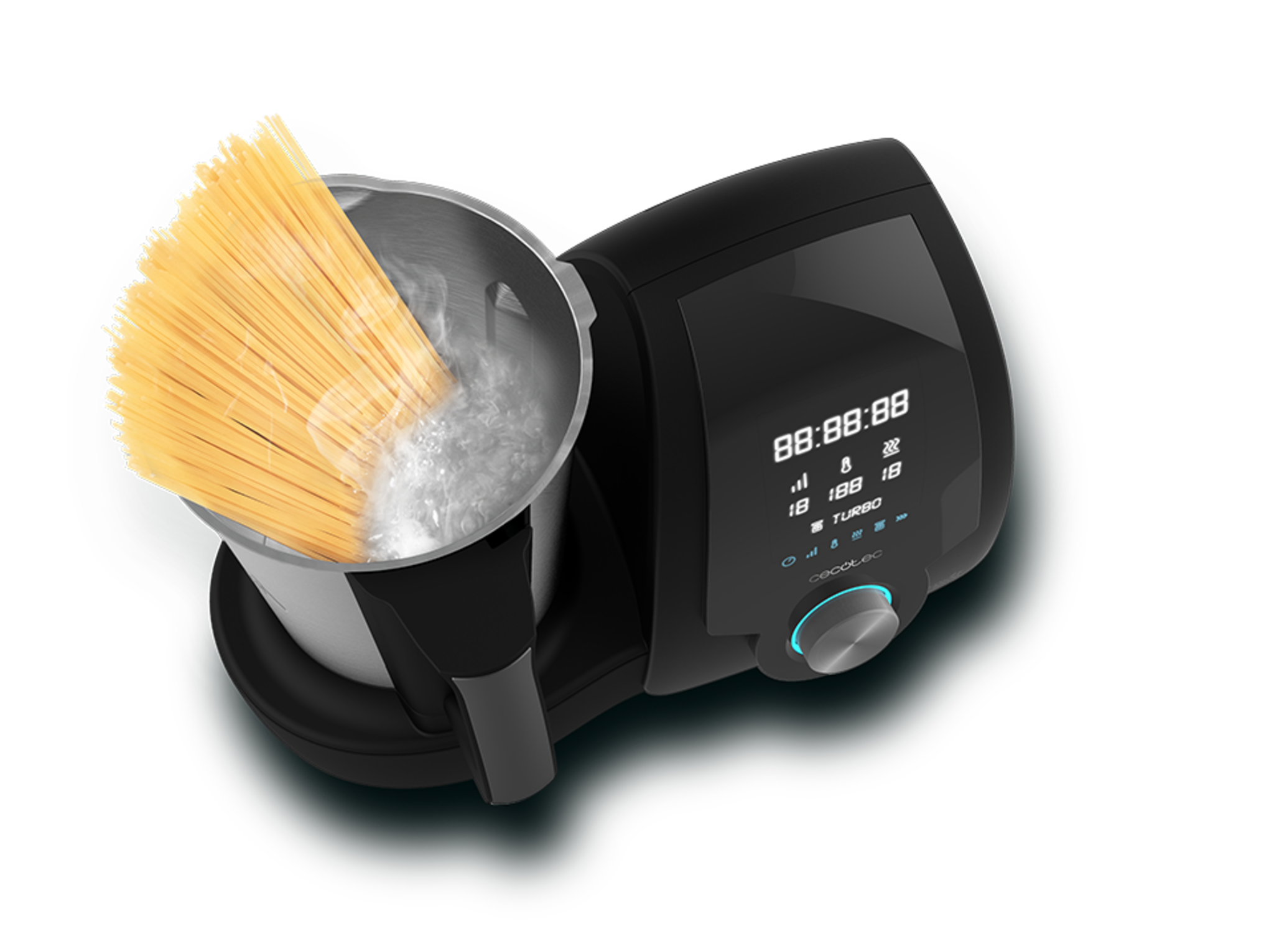 Cecotec Robot de Cocina Multifunción Mambo 8590, Cuchara MamboMix, 30  Funciones, Báscula integrada, Jarra de Acero Inoxidable, Apta para  lavavajillas, Capacidad 3,3l, Cestillo para hervir : : Hogar y  cocina