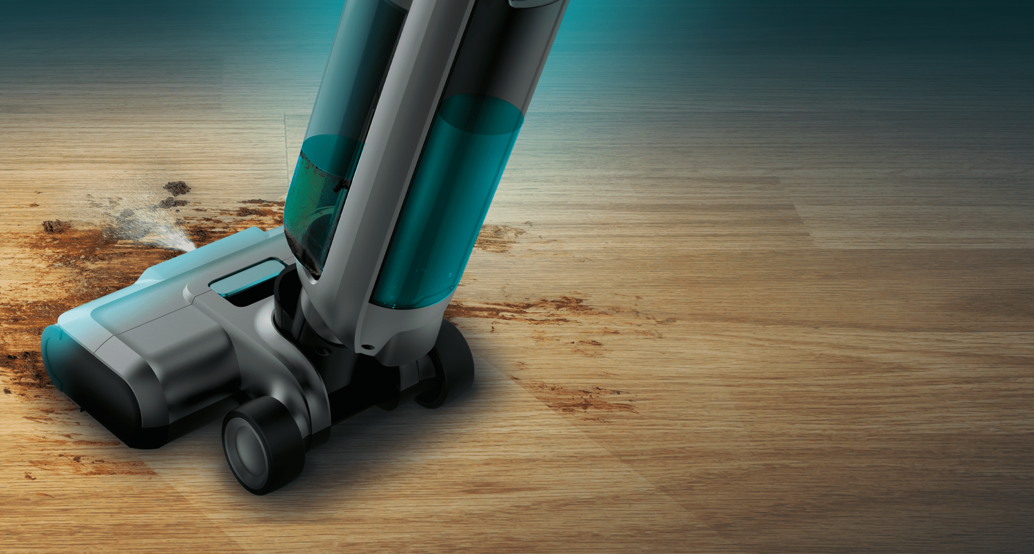 b9 freego wash vacuum spray desk 220230725080705 - Aspirator vertical cu functie mop Cecotec FreeGo WashVacuum Spray, 250W, Autonomie 30minute, 2 rezervoare, Baza cu autocuratare - Solgarden