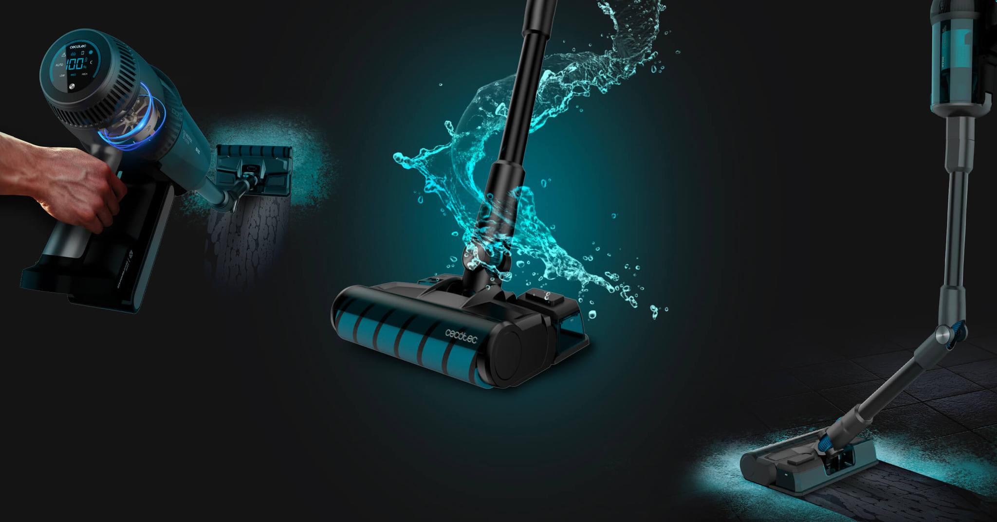 Conga Rockstar 900 Ultimate ErgoWet Aspirador escoba con motor digital