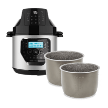 Robot de cocina  Cecotec Olla GM Modelo H Deluxe FRY, Multifunción, 1530  W, 6 L, Programable, Freidora de Aire, Báscula integrada, Negro y Plateado