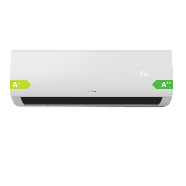 AirClima 18000 Multi Connected Aire acondicionado multi split compuesto por dos unidades interiores, una de 9000 BTU y otra de 12000 BTU, más una unidad exterior de 18000 BTU.