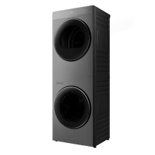 Bolero Wash&Dry Tower 98500 SmartDuo Steel Torre integrada de lavado y secado en color steel, de 9 kg + 8 kg, con funcionamiento simultáneo, display FullTouch Superior único y Smart Duo. Incluye Wash & Dry 45’, Clase A -10 % y Motor Inverter, puerta XXL, secado automático con 3 niveles, tambores inox con secado bidireccional, 14 programas, 1200 rpm, luz interior y Delay Start.