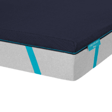 Topper Flow TopSerenity 150 x 200 Topper Flow TopSerenity in 100 % viscoelastico alto 5 cm, con quattro cinghie elastiche antiscivolo per un migliore sostegno e rivestimento esterno sfoderabile con cerniera.