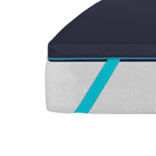 Surmatelas Flow TopSerenity 135x190 Surmatelas Flow TopSerenity 100 % viscoélastique, 5 cm de hauteur, avec quatre bandes élastiques antidérapantes pour une meilleure fixation et une housse extérieure amovible avec fermeture éclair.