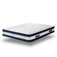 Flow CecoFresh 2900 CoolConfort Hybrid 80 x 190 cm Colchón con núcleo de muelles ensacados y tecnología innovadora CoolConfort para una sensación ultra refrescante durante el descanso. Altura 29 cm.