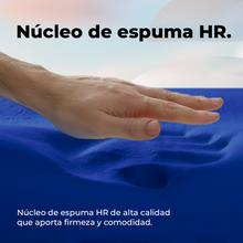 Flow 1500 HealthConfort Materasso sanitario con nucleo in schiuma HR e strato viscoelastico. 15 cm di altezza. Copri sanitario a 90º impermeabile e lavabile. Traspirante. Barriera antimicrobica. Bassa infiammabilità. Articolare. Peso massimo utilizzatore 140 Kg.