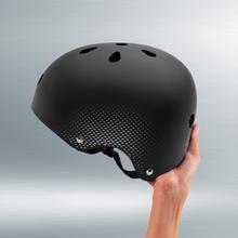 BrainGuard Urban Black Urban-Helm für Fahrräder und Elektroroller, Größe SM (56-58 cm) und Größe L-XL (58-61 cm), schwarz. Zugelassen für maximale Sicherheit.