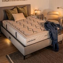 Flow Select Nebula Colchón híbrido multicapa de núcleo de muelles ensacados AdaptCore Slim y viscoelástica MemoryLuxe Comfort 40