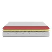 Flow Select Ethereal Colchón desenfundable multicapa de espumación exclusiva D30 y CustomFoam Soft40 y espuma viscoelástica Memoryluxe Comfort 40