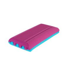 Almofada de núcleo perfilado Flow Select DualSense 90 cm 50% Viscoelástico ViscoCalm50 e 50% Echoflex40 com óleo de flor de laranjeira