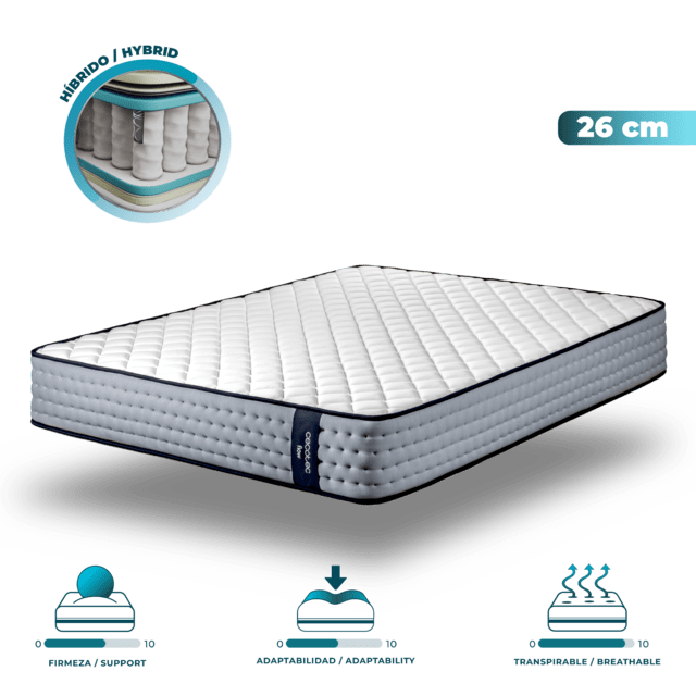 Colchón CECOTEC Flow 6700 Hybrid