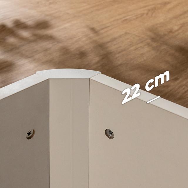 Flow ExtraSpace Blanco 200x200 Canapé de madera de gran capacidad , abatible, con esquinas redondeadas y tapa transpirable con 3D + 4 válvulas de aireación