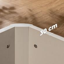 Flow ExtraSpace Blanco Premium 135x200 Canapé súper reforzado de madera de gran capacidad , abatible, con esquinas redondeadas y tapa transpirable con 3D + 4 válvulas de aireación