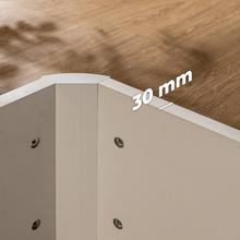 Flow ExtraSpace Blanco Premium 135x200 Canapé súper reforzado de madera de gran capacidad , abatible, con esquinas redondeadas y tapa transpirable con 3D + 4 válvulas de aireación