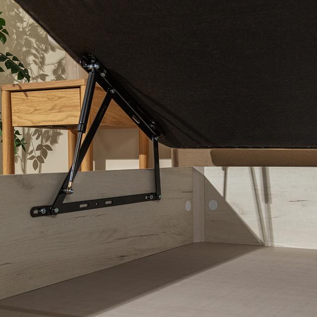 Flow ExtraSpace Artico Premium 180x200 Canapé súper reforzado de madera de gran capacidad , abatible, con esquinas redondeadas y tapa transpirable con 3D + 4 válvulas de aireación