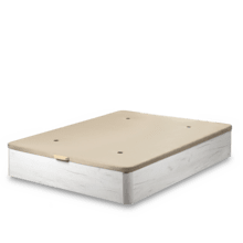 Flow ExtraSpace Artico Premium 180x200 Canapé súper reforzado de madera de gran capacidad , abatible, con esquinas redondeadas y tapa transpirable con 3D + 4 válvulas de aireación