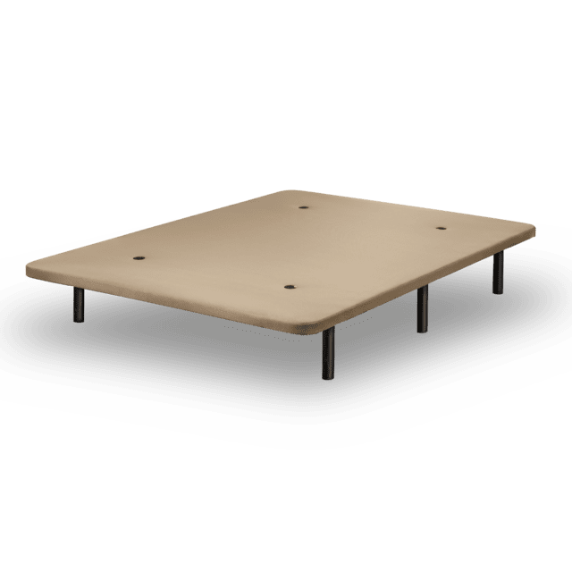 Flow BedSupport Beige 110x200 Se trata de un tablero de madera extra dura, cuenta con un marco y cinco barras de acero transversales para aportar un extra de resistencia, siendo capaz de soportar  el peso de cualquier tipo de colchón.Este tablero, viene tapizado con fibra hipoalergénica y tejido 3D beige, ambos componentes son altamente transpirables, además añadimos cuatro válvulas de aireación para otorgar la máxima durabilidad.