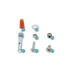 Kit de vis Energysilence Aero 4260 Sunlight/4260 Orange/4260 Sky/4260 Mint/4260 Purple/4260 Mint